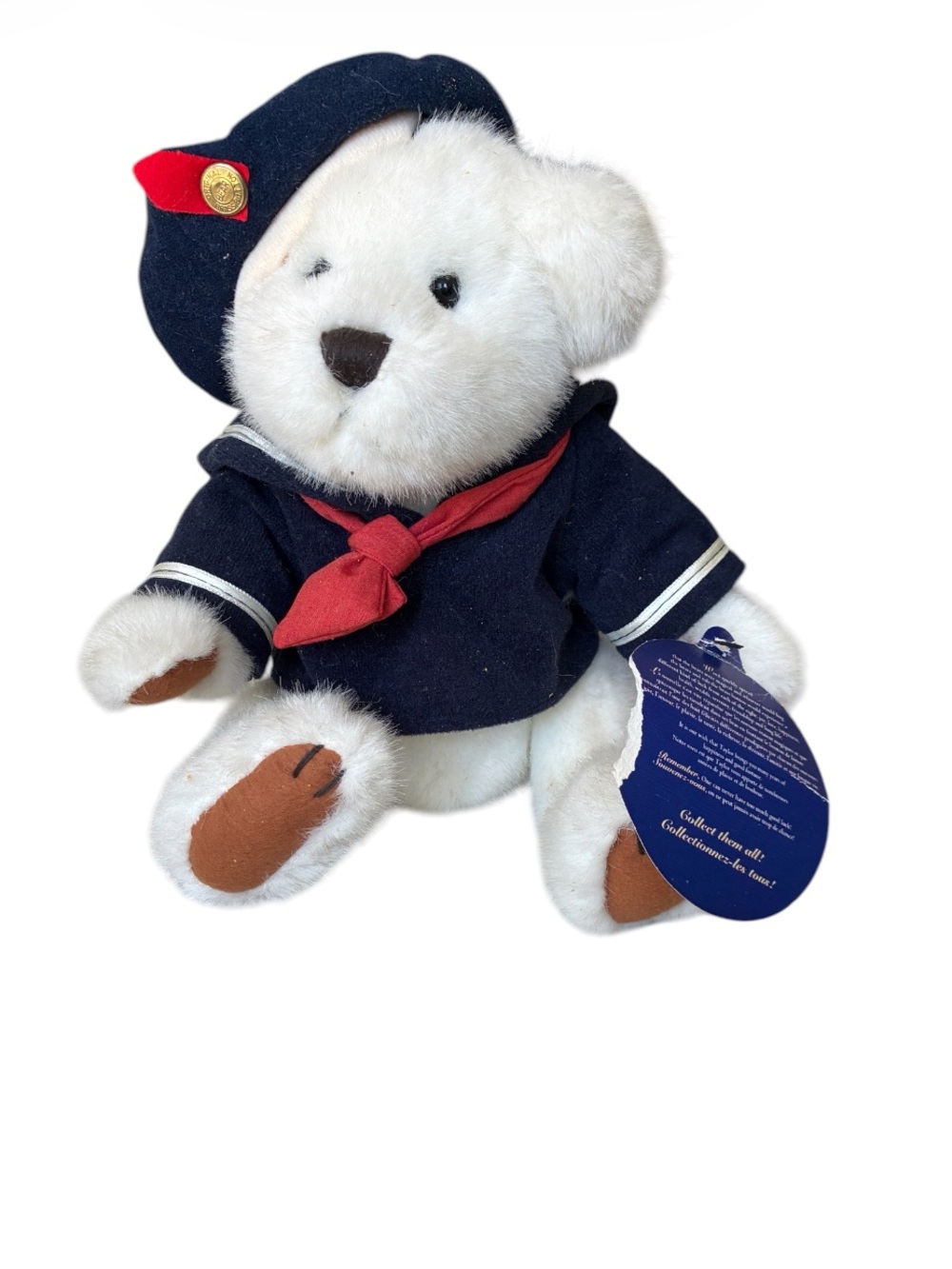 Brass Button Bears NWT Vintage 90s Taylor Sailor Plush Teddy Bear Pickford 1996